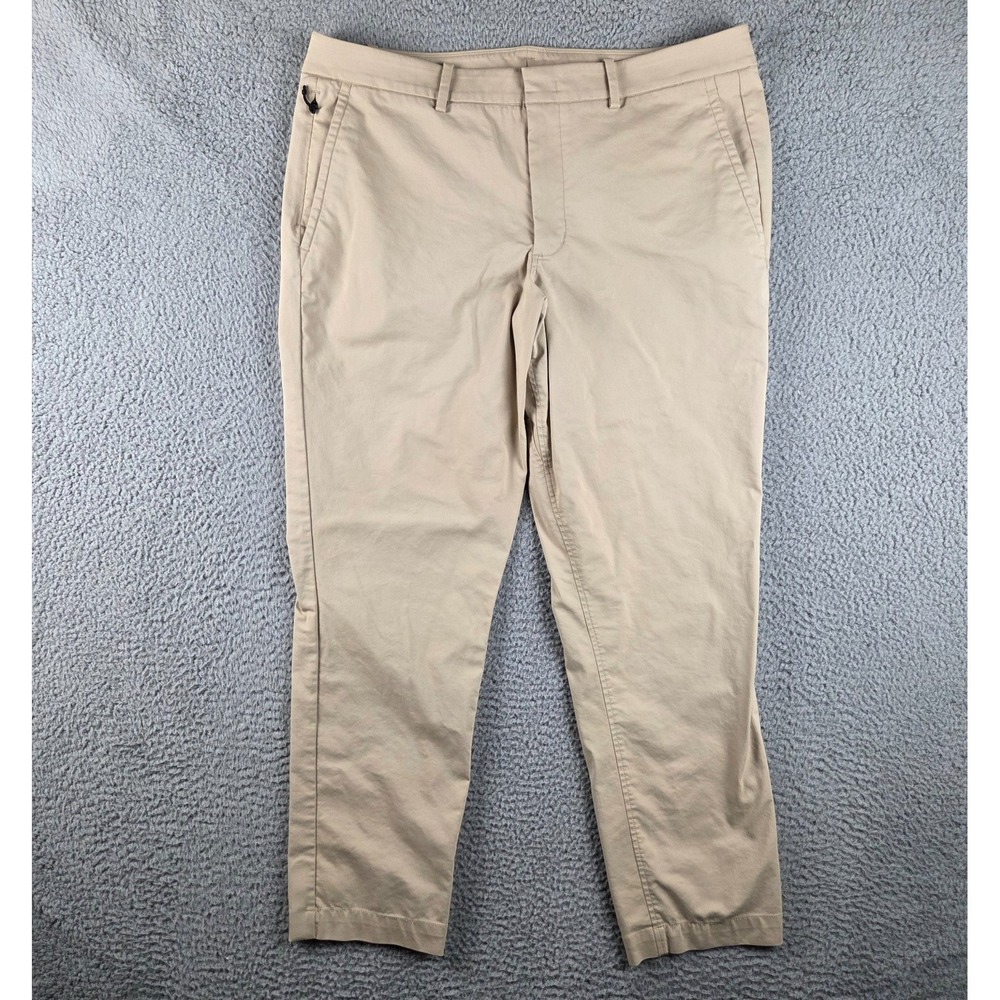 Kit & Ace‎ Pants Mens 38 (37x29) Tan Athletic Performance Stretch Zip Pocket